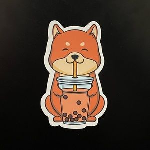 Akita/Shiba Inu Dog Sticker